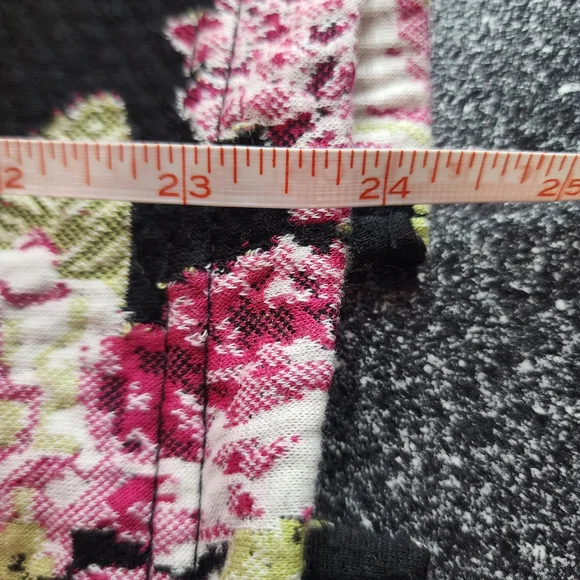 Anthropologie Maeve XS Stretch Knit Floral Jacquard Pencil Skirt Classic Office - Picture 4 of 5